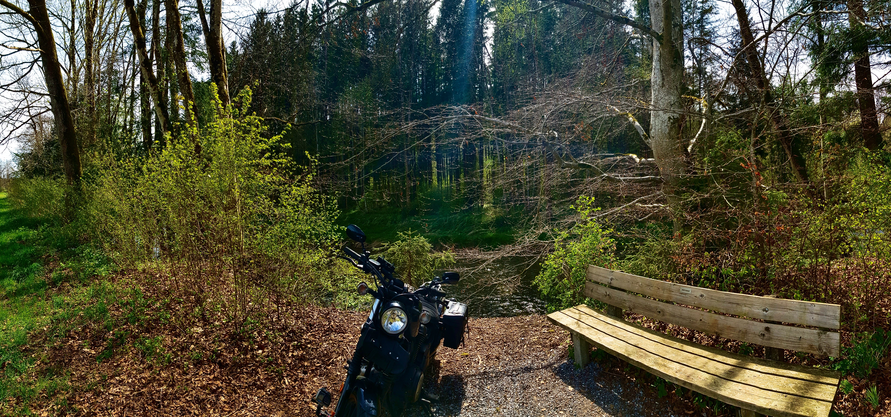 Pause an der Mangfall