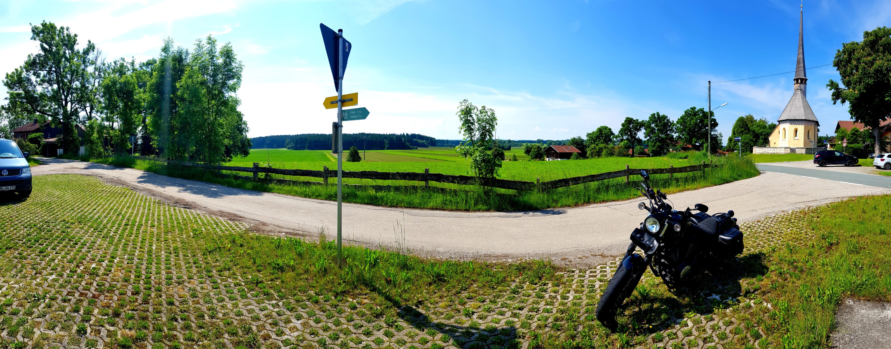 Panorama in Wettlkam