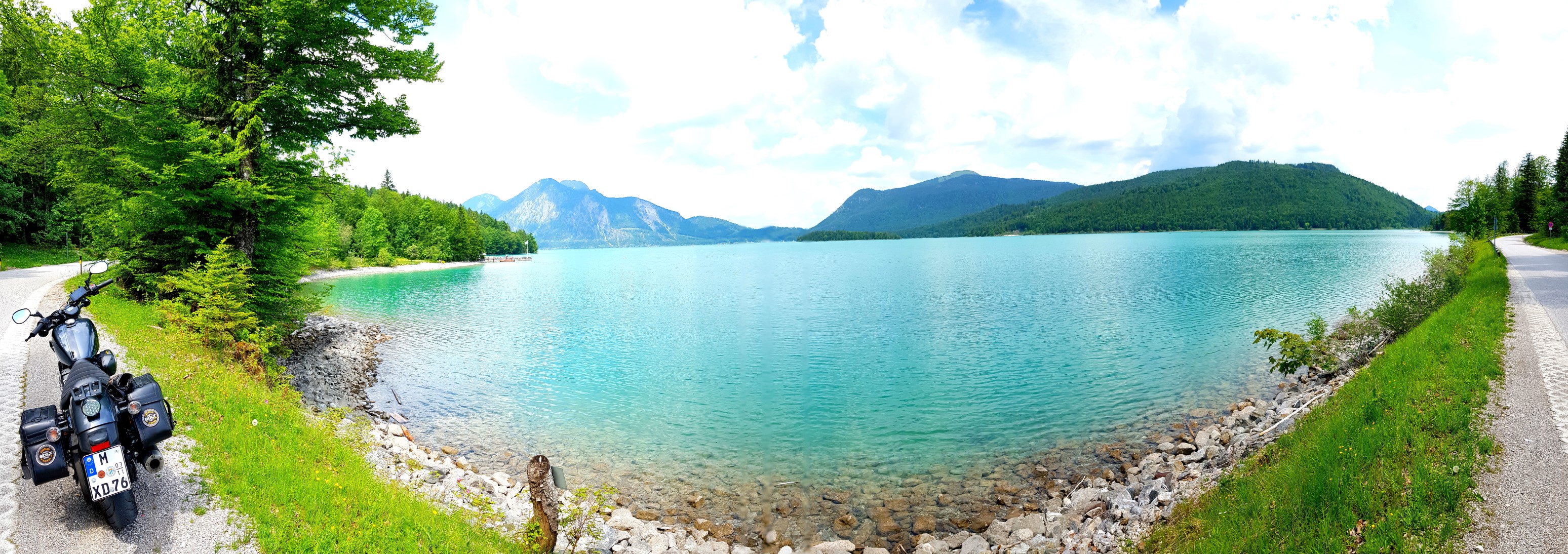 Walchensee, beinahe komplett verlassen