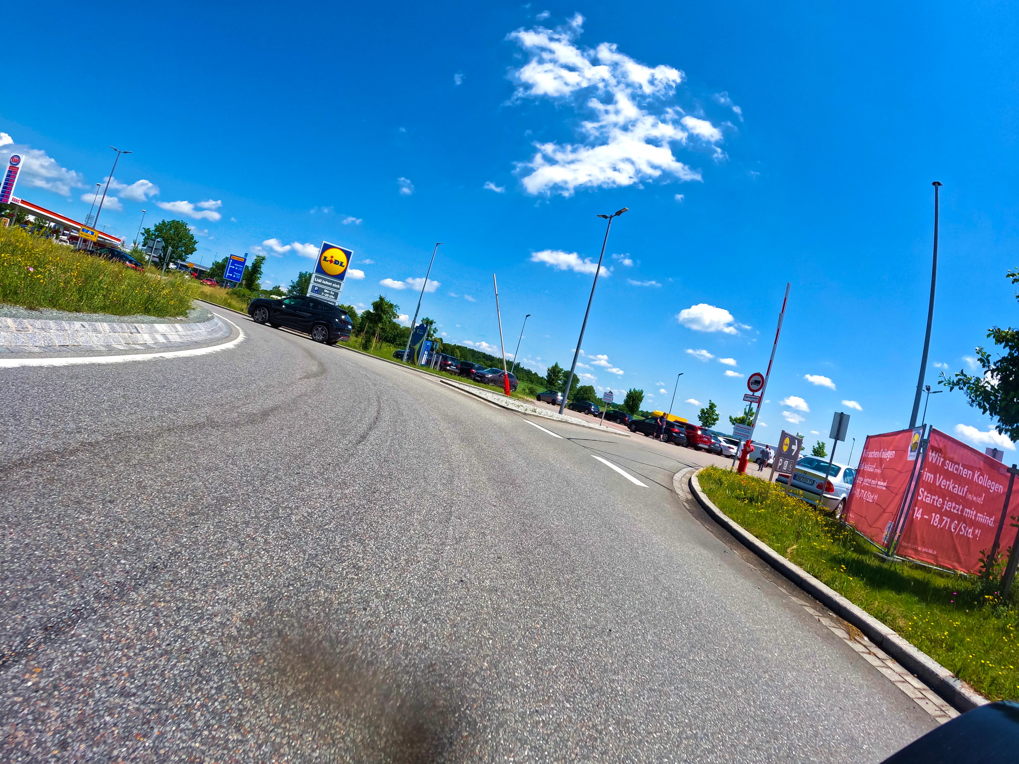 Muss die Schranke so schief?