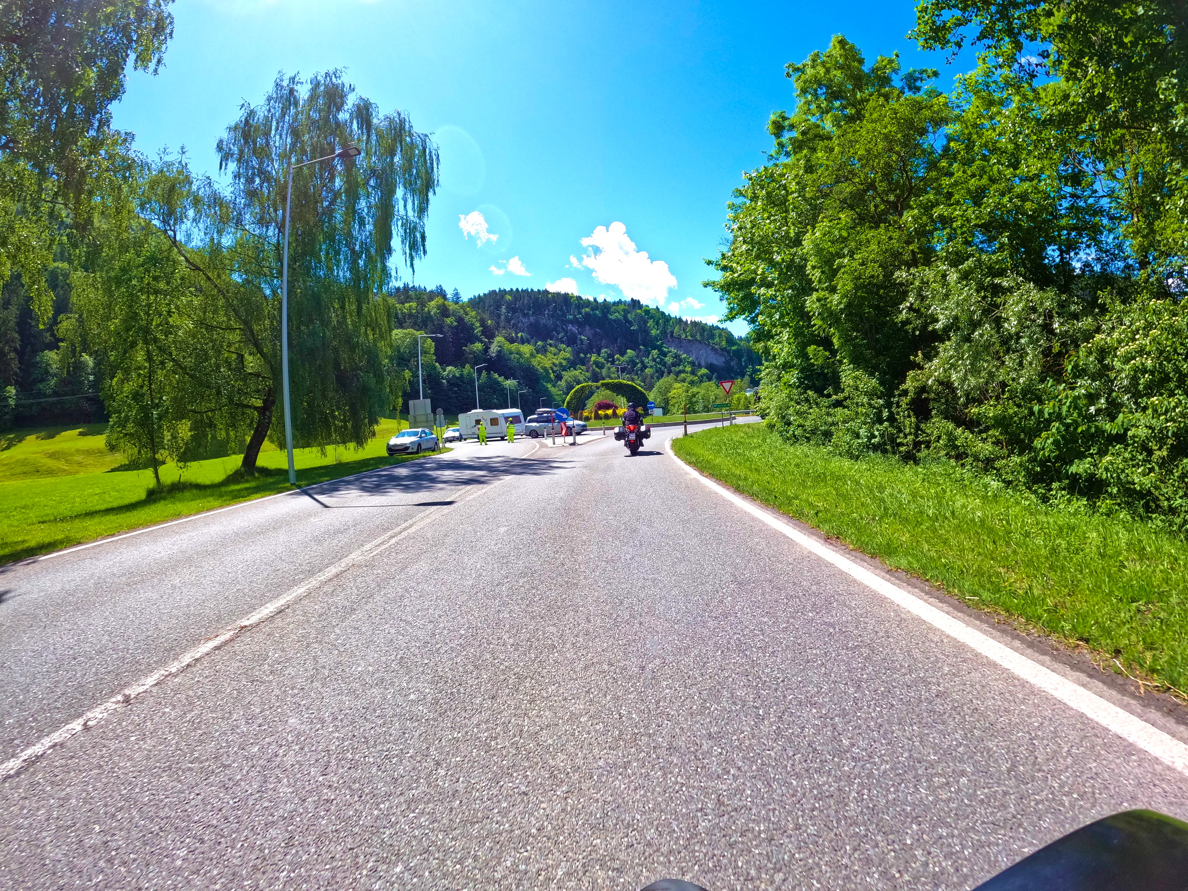 Der Verkehr Richtung Norden wird um Kufstein rum auf die Autobahn geschickt.