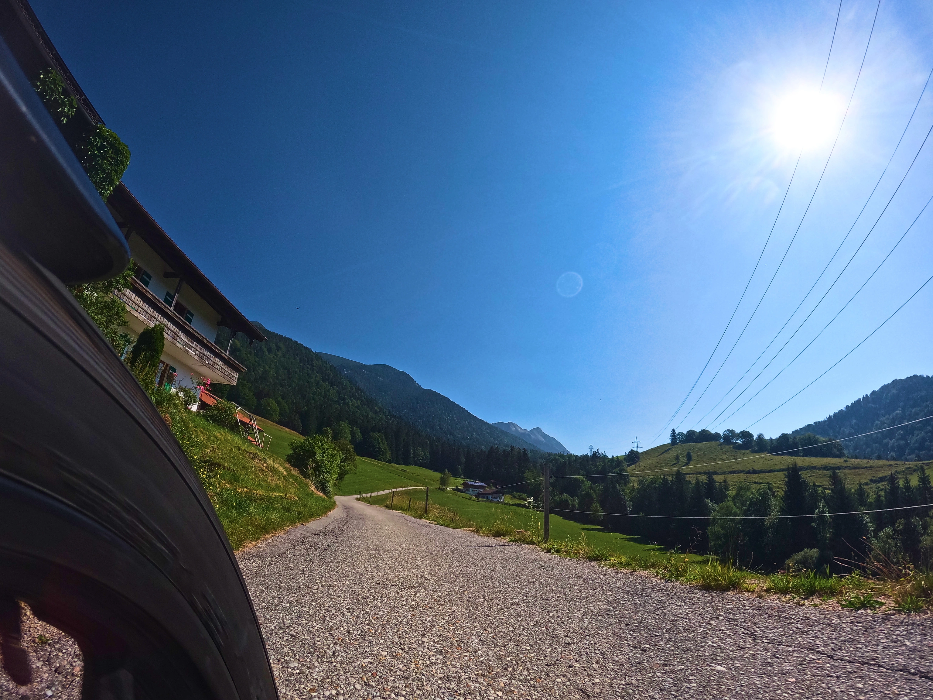 &hellip; dann aber mit toller Aussicht